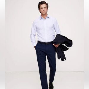 Banana Republic Men's Standard Fit Dress Shirt Wrinkle-Resistant, Size XL